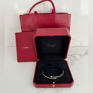 JUSTE UN CLOU GOLD BRACELET SMALL MODEL, 19